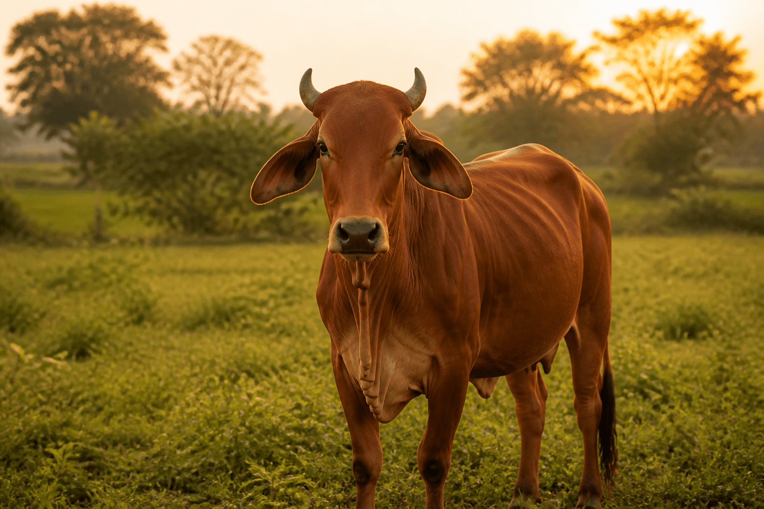 रेड सिंधी नस्ल की गाय